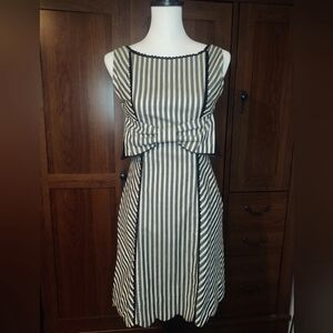 Dainty June Sleeveless Dress Scalloped Hem Sz 4